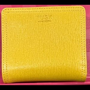 Bright Yellow Tusk Wallet